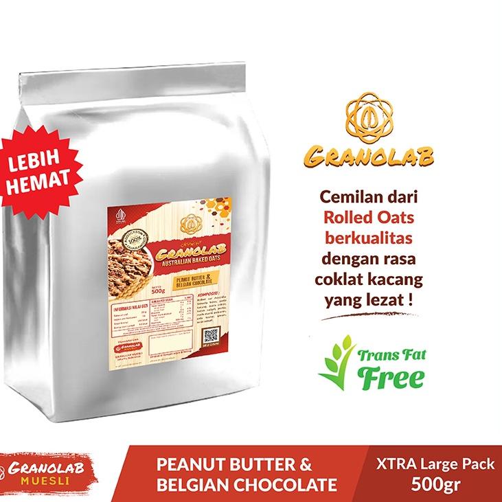 

☁ Granola 500 gr Peanut Butter & Belgian Chocolate - Granolab Muesli ➥