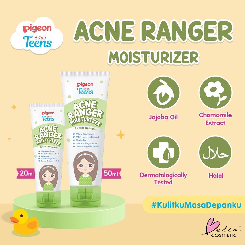 ❤ BELIA ❤ PIGEON TEENS Facial Foam 100g | 40g | Moisturizer 20mL | Face Powder 12g | Sunscreen 30mL | Acne Ranger Series