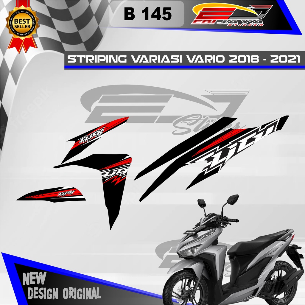 DECAL VARIO TECHNO LIST VARISASI / STIKER HONDA VARIO SEMI FULL / STIKER HONDA VARIO TECHNO DESAIN C