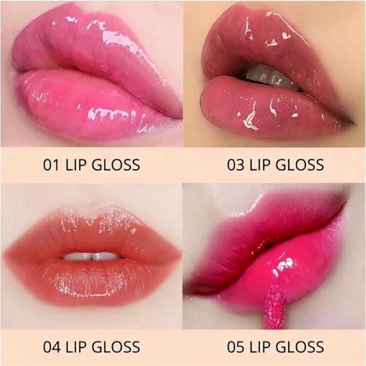 Lip Gloss Mojocantik Color Mini Moinsturize Lasting Transparent Lip Oil