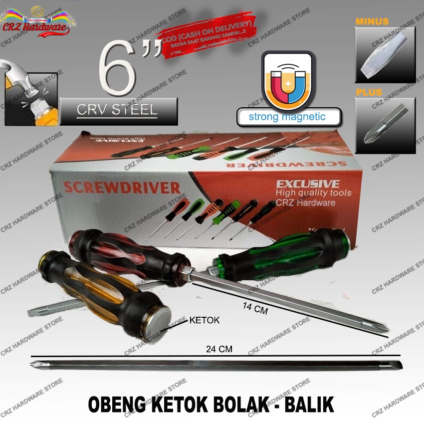 OBENG KETOK OBENG GETOK OBENG MIN PLUS BOLAK BALIK TEMBUS PUKUL GAGANG KARET