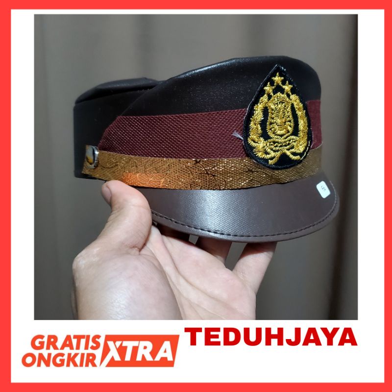 topi polisi anak sabhara / topi polisi sabhara tk / topi polisi