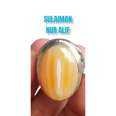 batu akik sulaiman junjung derajat NUR ALIF