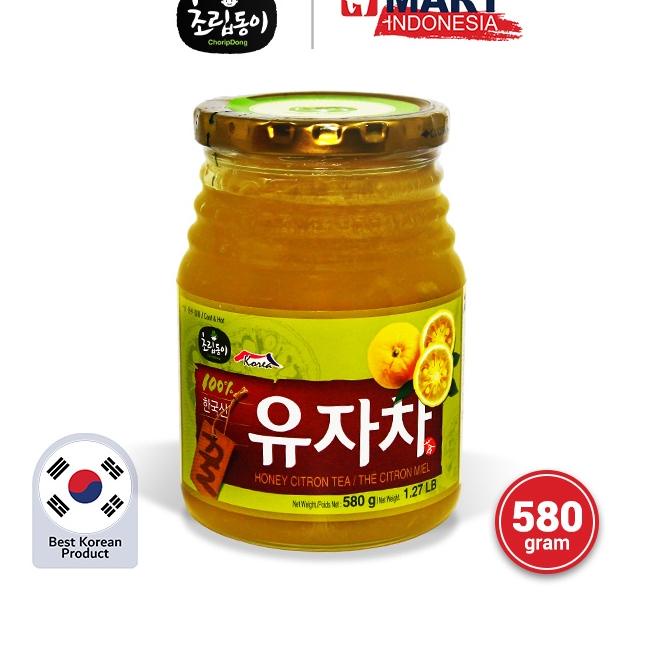 

✿ [HMART] Honey Citron Tea 580g - Minuman Konsentrat Jeruk Sitrun dengan ✤