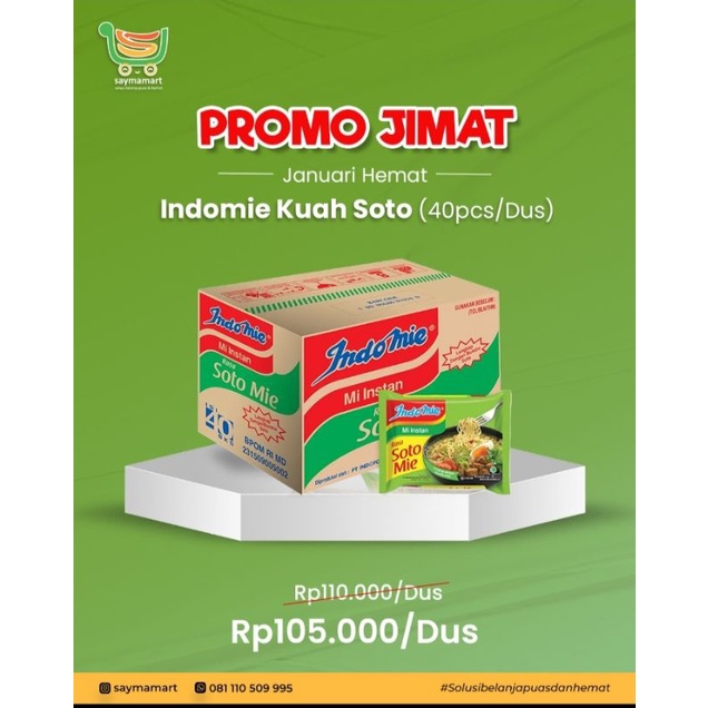 

Indomie Soto 1 Dus