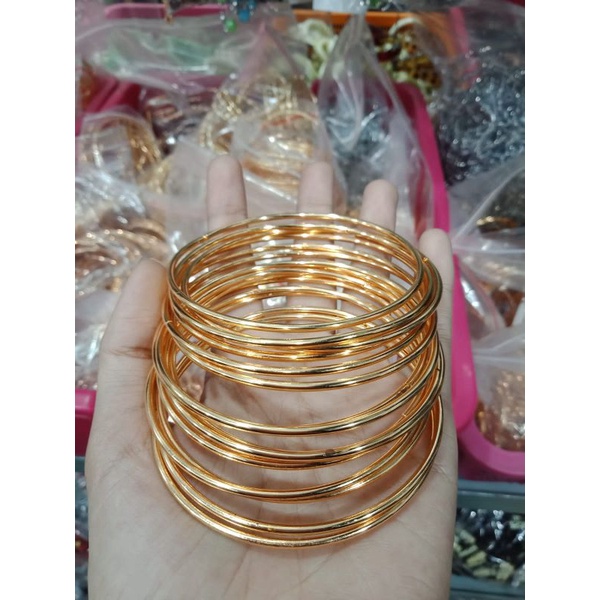 COD✅Gelang Titanium Wanita Anti Karat Korean Style Mewah Gold