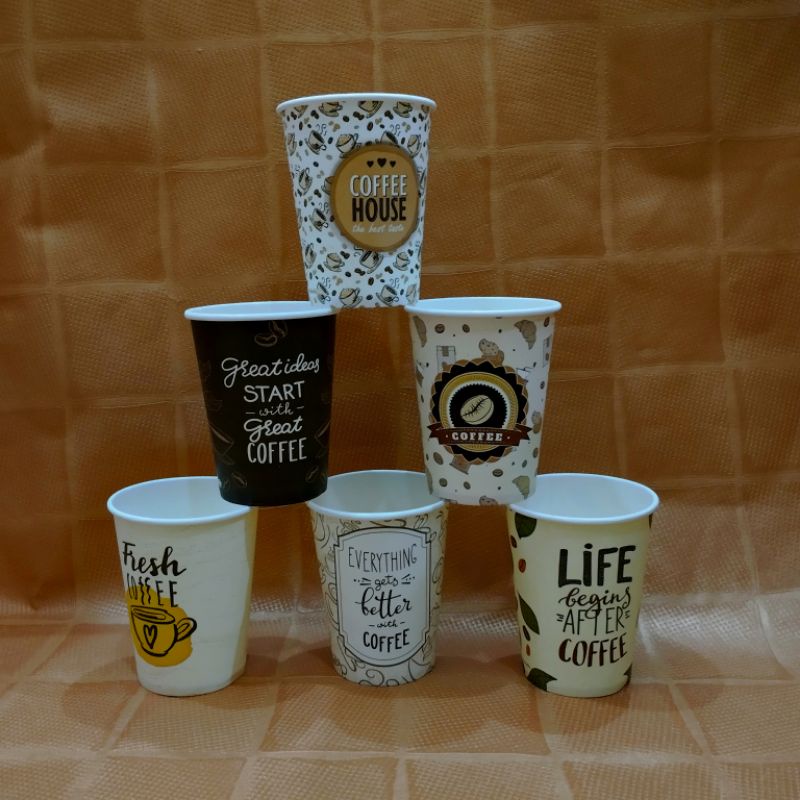Cup Coffe OKEY/gelas kopi/gelas kertas/paper cup panas