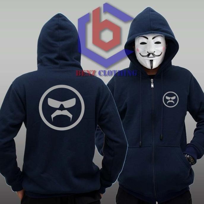 Jaket Hoodie Sweater DR Disrespect PUBG Pro Player Outerwear Pria Wanita Zipper Resleting Depan Polo