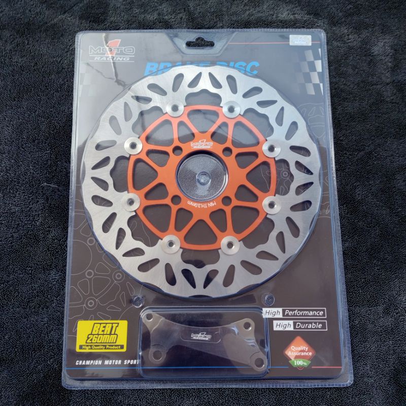 Disk brake piringan cakram moto1 beat,scopy ,vario 260mm