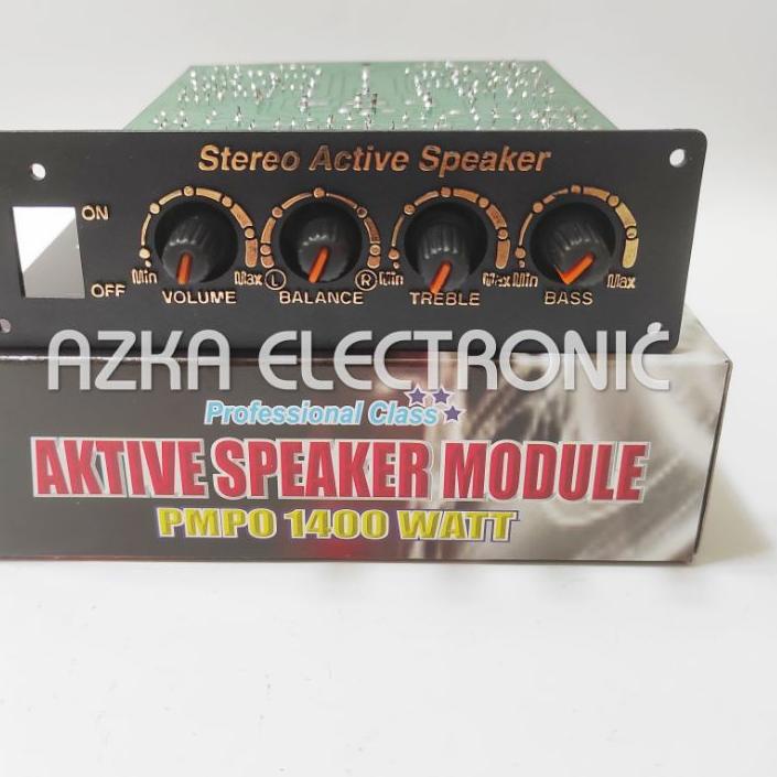 ► Kit Power Amplifier Speaker Aktif Stereo 1400W PMPO ➩