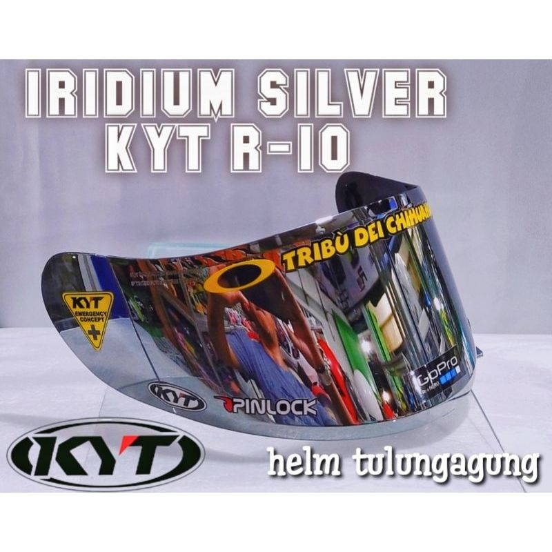 Kaca visor Flat Visor kyt Rc7 R10 k2rider Iridium gold plus spoiler kyt RC7 kyt k2rider Plus stiker Visor