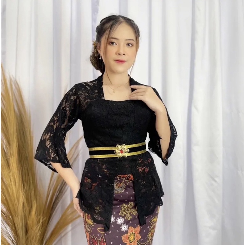 Kebaya bali brokat sofia strait tangan lonceng