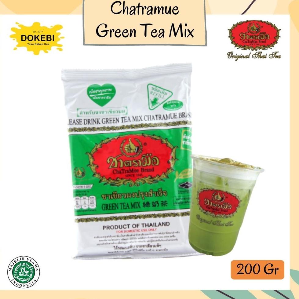 

U86 CHATRAMUE THAI GREEN TEA 200GR - DAUN TEH HIJAU ASLI - MATCHA NUMBER ONE IMPORT HALAL - THAI TEA READY STOCK ッ