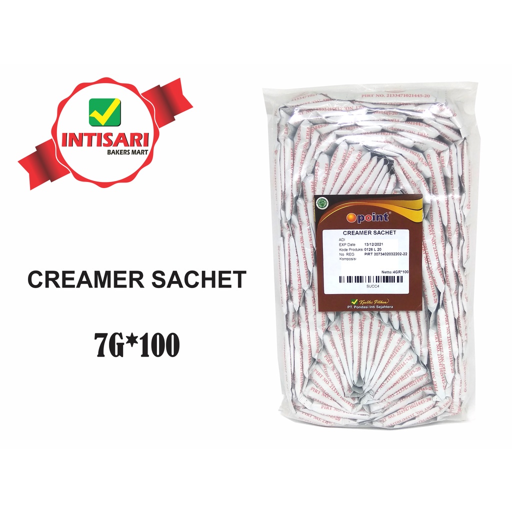 

CREAMER SACHET 100*4 GR