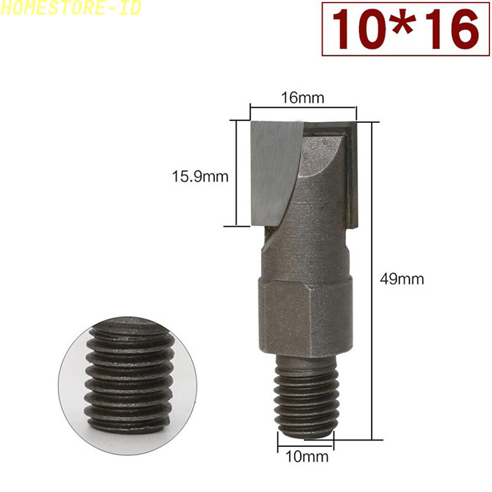 3pcs 10mm Shank CNC Bottom Cleaning Router Bit Kunci Pintu slotting Milling Cutter