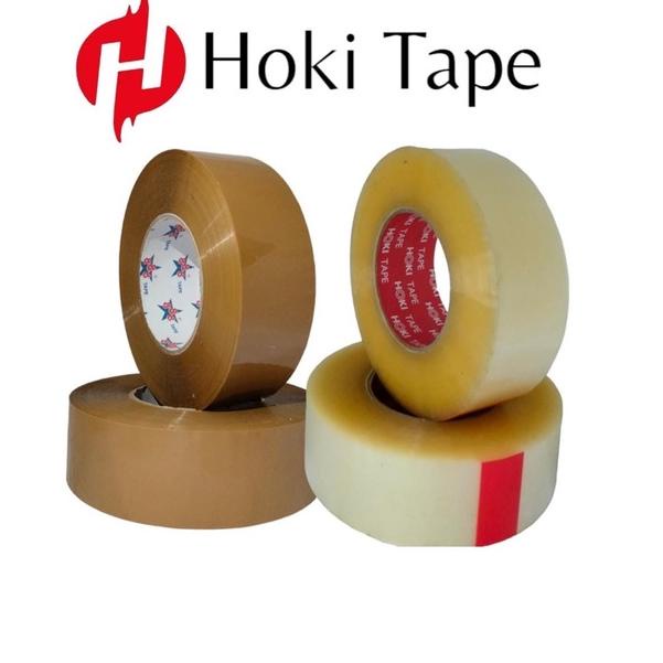 

New Popular Lakban bening & coklat jumbo 888 tape 45mm*300yard_________026---12 +1 ROLL