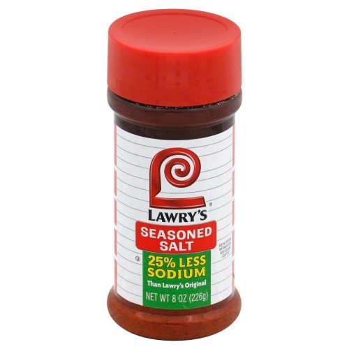 

Lawry's Seasoned Salt Less Sodium Garam Bumbu Steak Prime Rib Bumbu 8 oz 226gr Lawrys