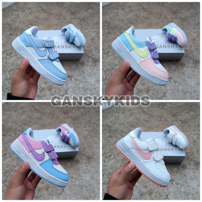 SEPATU NIKE ANAK PEREMPUAN AIR FORCE 1 SEPATU ANAK WANITA PREMIUM HIGH QUALITY SEPATU ANAK ANAK CEWEK MURAH