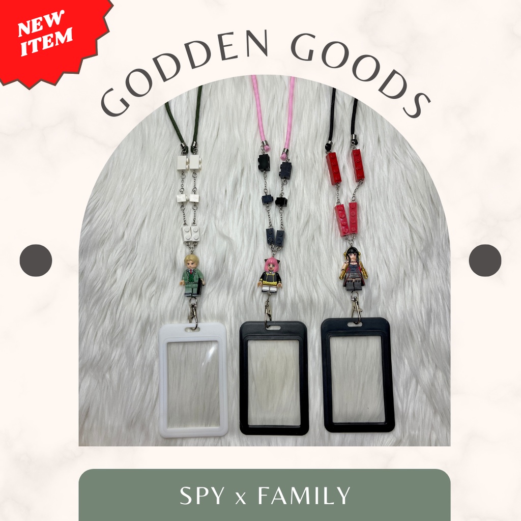 

Spy x Family Lanyard Lego Anya Forger, Loid Forger, Yor Forger Lanyard Lego Brick