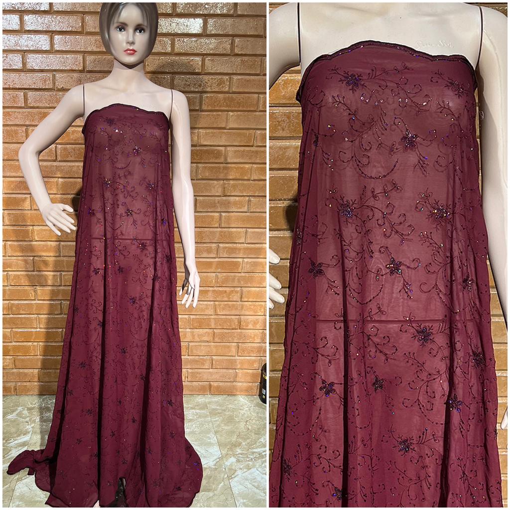 Kain sari india/bahan sari india/ cocok untuk baju Punjabi,dan sari India TERBARU