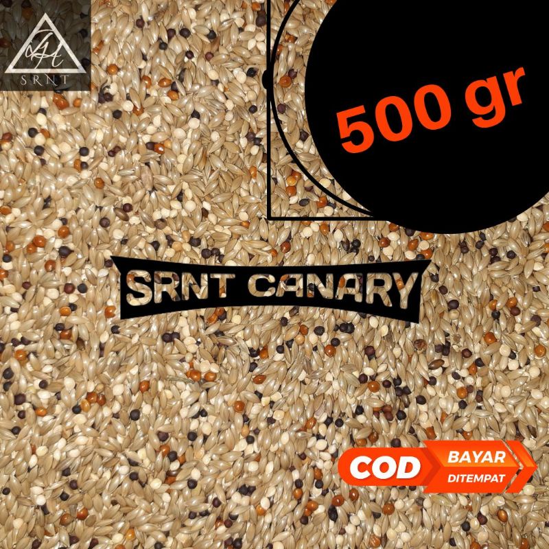 PAKAN KENARI CAMPUR, pakan kenari, pakan kenari gacor, pakan burung kenari, pakan kenari Kemasan 500