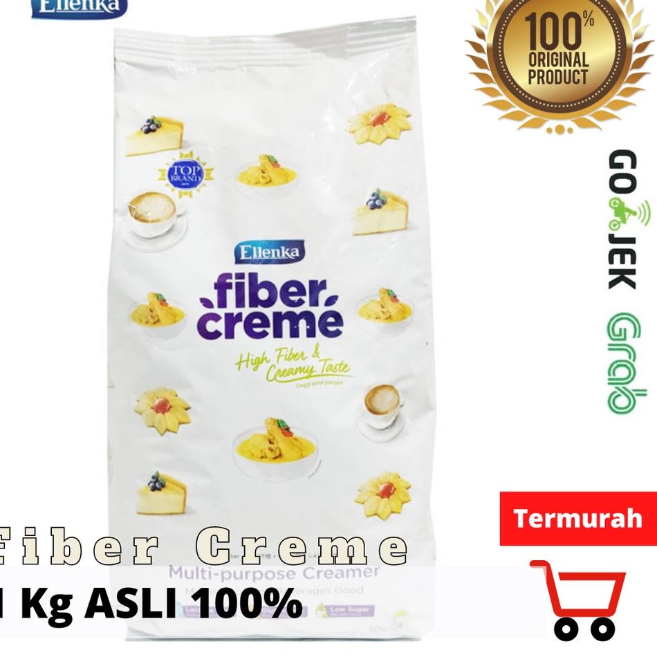 

℗ Ellenka Fiber Creme 1kg Multipurpose Creamer ( Penganti susu&Santan) ❉