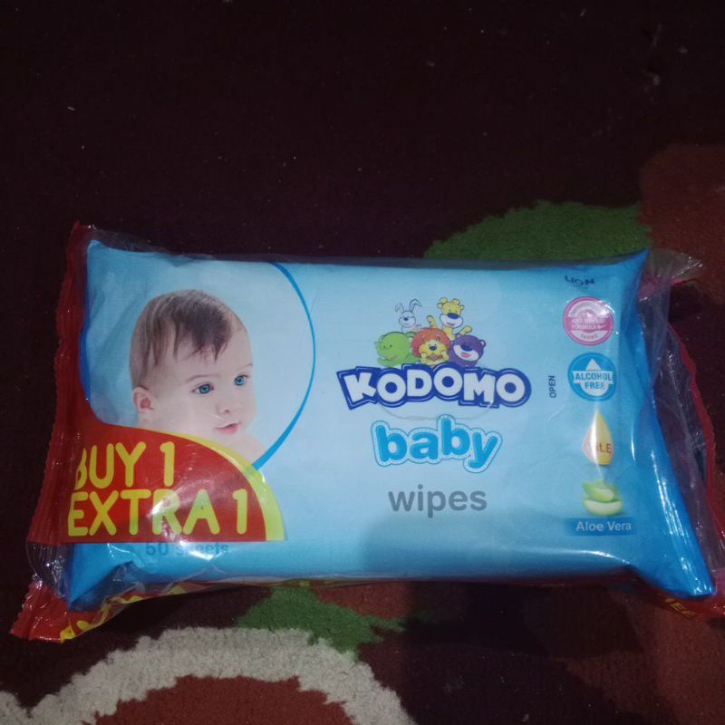 kodomo tisu basah buy 1 get 1 biru