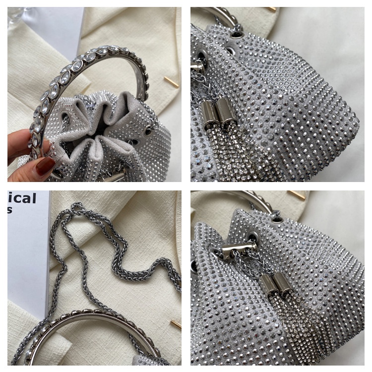 MV_Marvelouz MV804163 Tas HANDBAG Wanita Pesta Model Serut Blink-Blink Cantik Terbaru 1kg bisa 3 tas supplier tas import EL 4163 CR7884 JTF3341