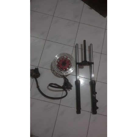 shock depan satria 2tak/Honda win set