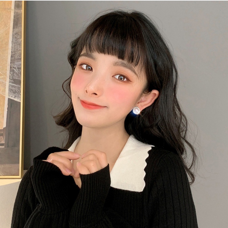 [Spot] Anting Hari Valentine Korea Tetesan Minyak Hias Berlian Anting Mutiara Hati Kelinci Memiliki Berbagai Gaya Fashion Korea