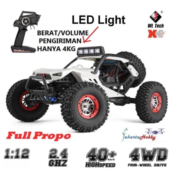 

Unik WL Toys XK 12429 4WD LED vs 12428 WL Tech 12429 RC Car Mobil Offroad - WL 12429 Berkualitas