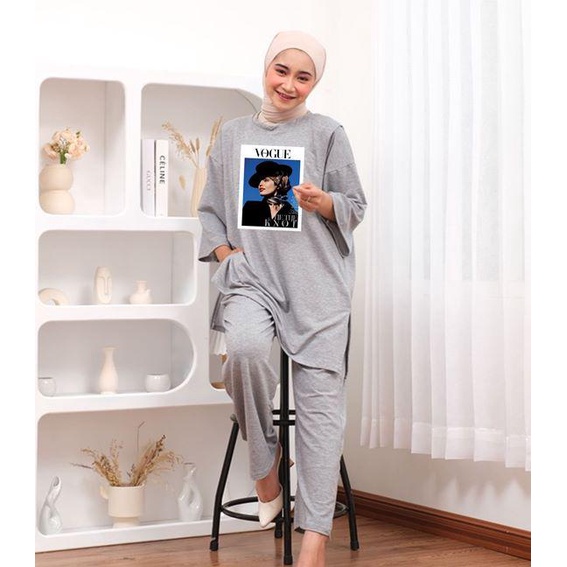 SETELAN CELANA WANITA OVERSIZE LD 130CM