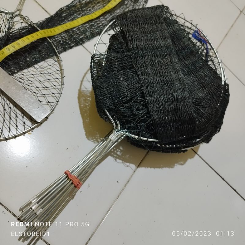 KERAMBA IKAN 145cm Ring 23cm Kerumbu Koja Tusuk Tancap dan Double Ring Tampar kuat anti yuyu