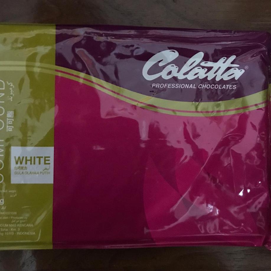 

✹ Colatta Chocolate Compound White 1kg - Coklat Colatta ☂