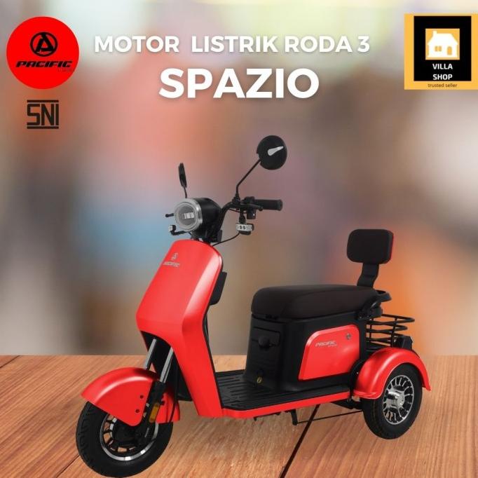 Sepeda Motor Sepeda Listrik Roda 3 Motor Listrik Spazio By Pacific