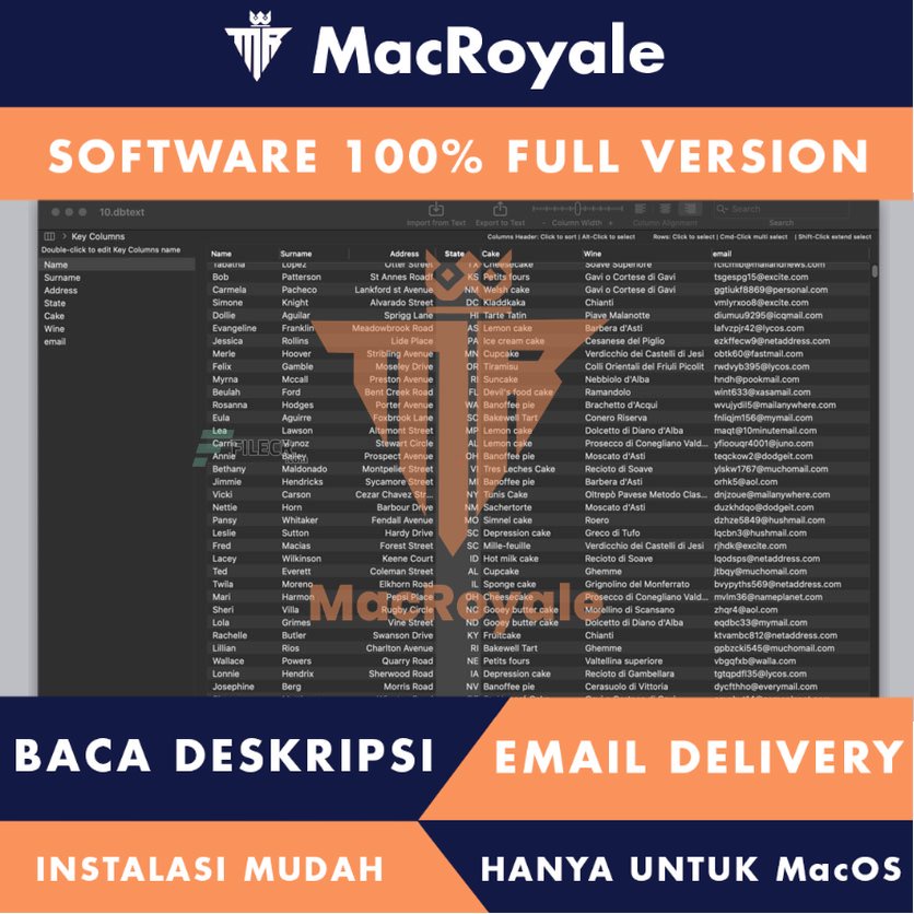 [MacOS] DBText Full Version Lifetime Full Garansi
