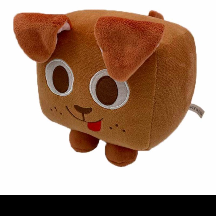 Pet simulator x dog plush doll boneka pet simulator big happy dog