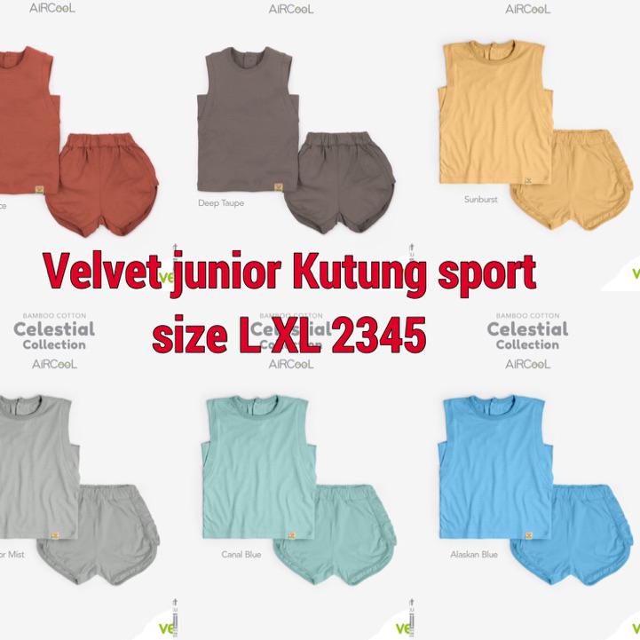 ➨ KUTUNG SPORT Celestial Velvet Junior Stelan Kutung Anak L XL 2345 ❉