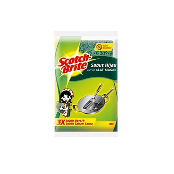 SCOTCH BRITE TOUGH CLEAN SCRUB PAD 1-69 - SPONS