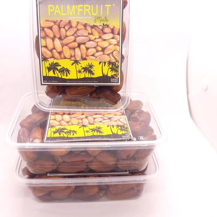 

♙ [NEW] kurma tunis /tunisia curah/palm 500gr [ kemasan box mika] ➺