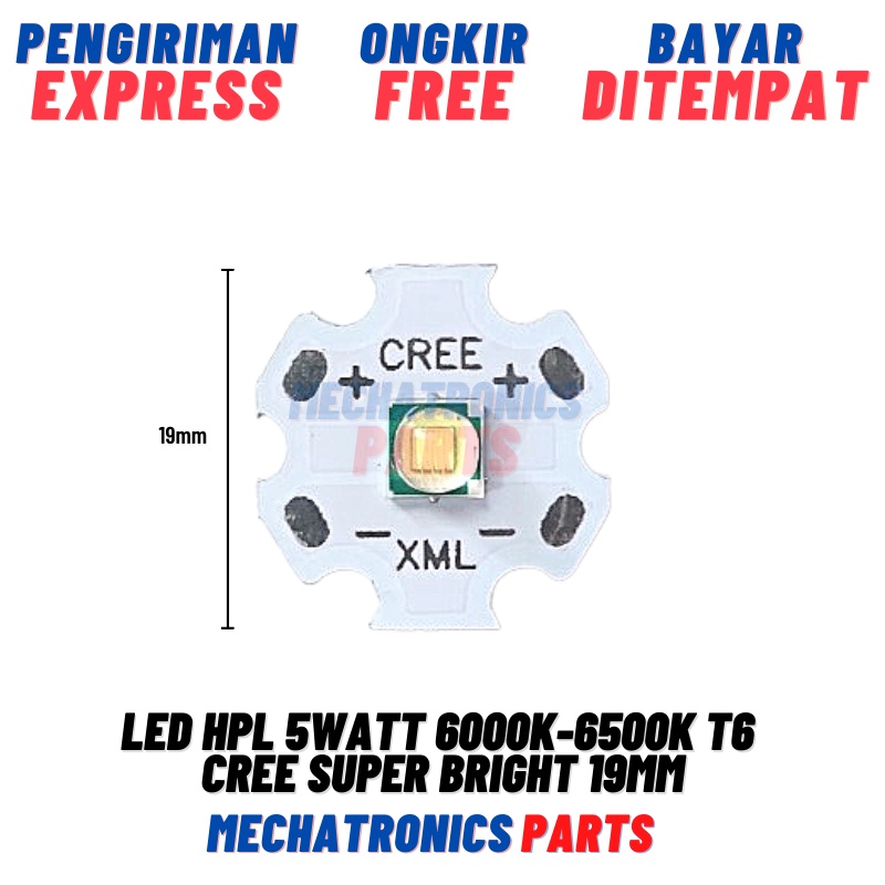 [SEN-9013] SUPER BRIGHT HPL CARE LAMPU SOROT SENTER 5W LED T6 6000k-6500K