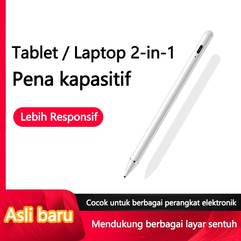 Pena stylus Laptop Touchscreen layar sentuh 2-in-1 stilus multifungsi Berlaku untuk ponsel/tablet/komputer