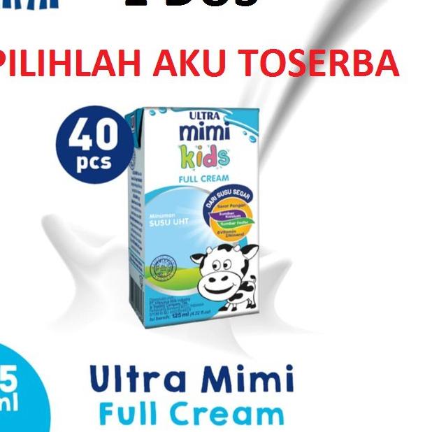 

☏ Susu Ultra Mimi Kids FULL CREAM 125 ml - (1 DUS ISI 40 PCS) ♜