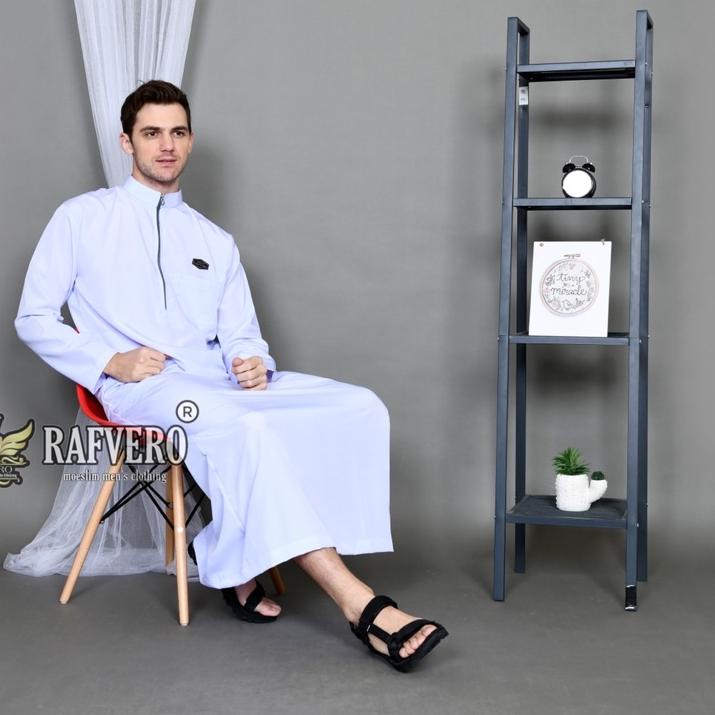 ➱ Gamis Polos / Gamis Polos Premium / Gmais Pria / Jubah Saudi Resleting / Gamis Pakistan Pria / Baj
