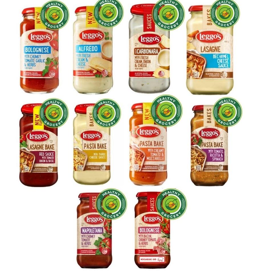 

➷ Leggo's Sauce Pasta / leggos Saus Bolognese Carbonara Alfredo Lasagna Bechamel Red Sauce Three Cheese leggos ❊