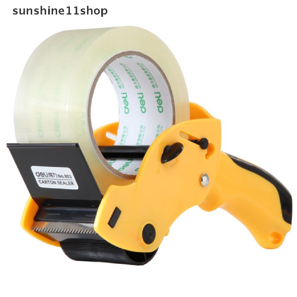Sho 1pc Tape Sealing Packer Tape Dispenser Mampu Lebar 6cm Sealing Tape Holder Cutter Manual Packing Mesin N