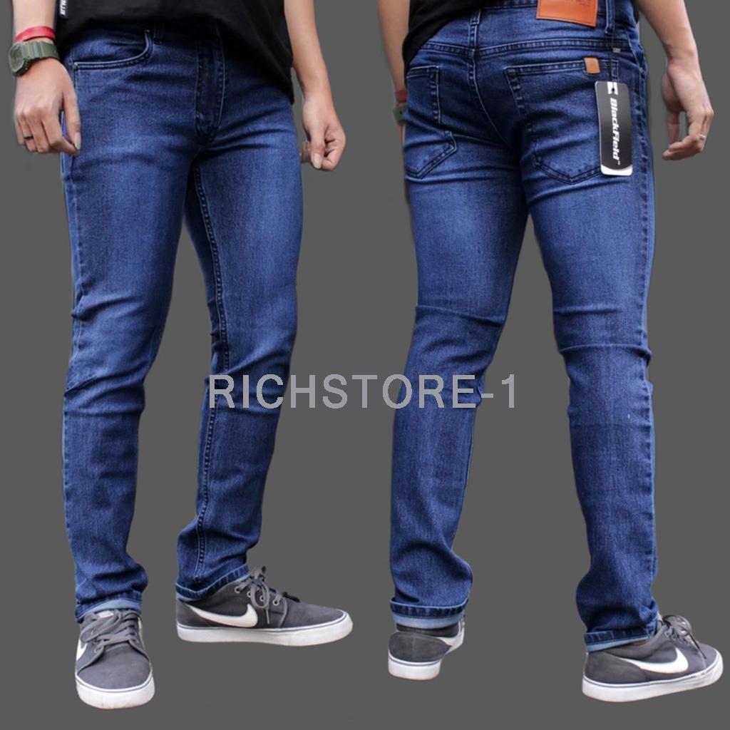 CELANA JEANS PRIA MELAR STRECH CELANA PANJANG PRIA CELANA JEANS SLIMFIT 2 pcs 1kg