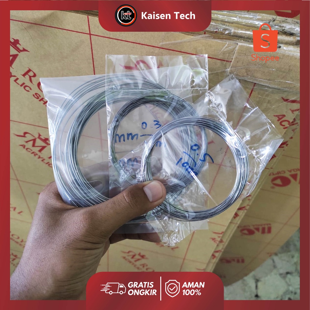 

Kawat BENDING AKRILIK nikelin 0.3mm, 0.5mm, 1mm jual per meter