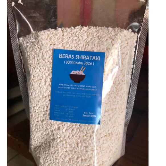 

Terlaku... Beras shirataki 500gram /konyaku rice 500gram