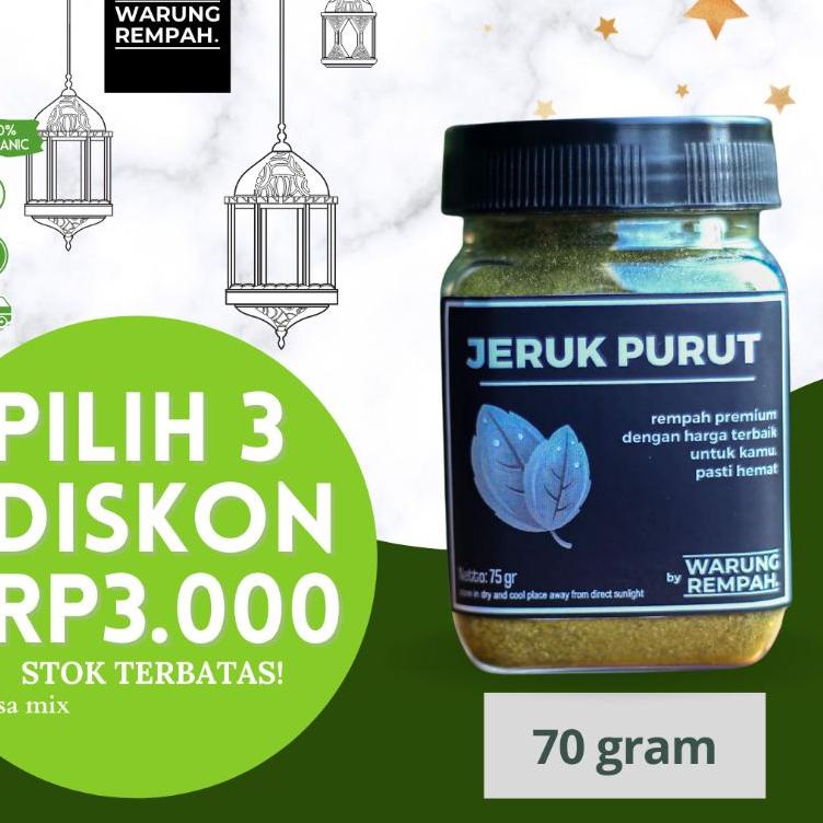 

O31 Daun Jeruk Purut Bubuk Murni BIG PROMO ☢